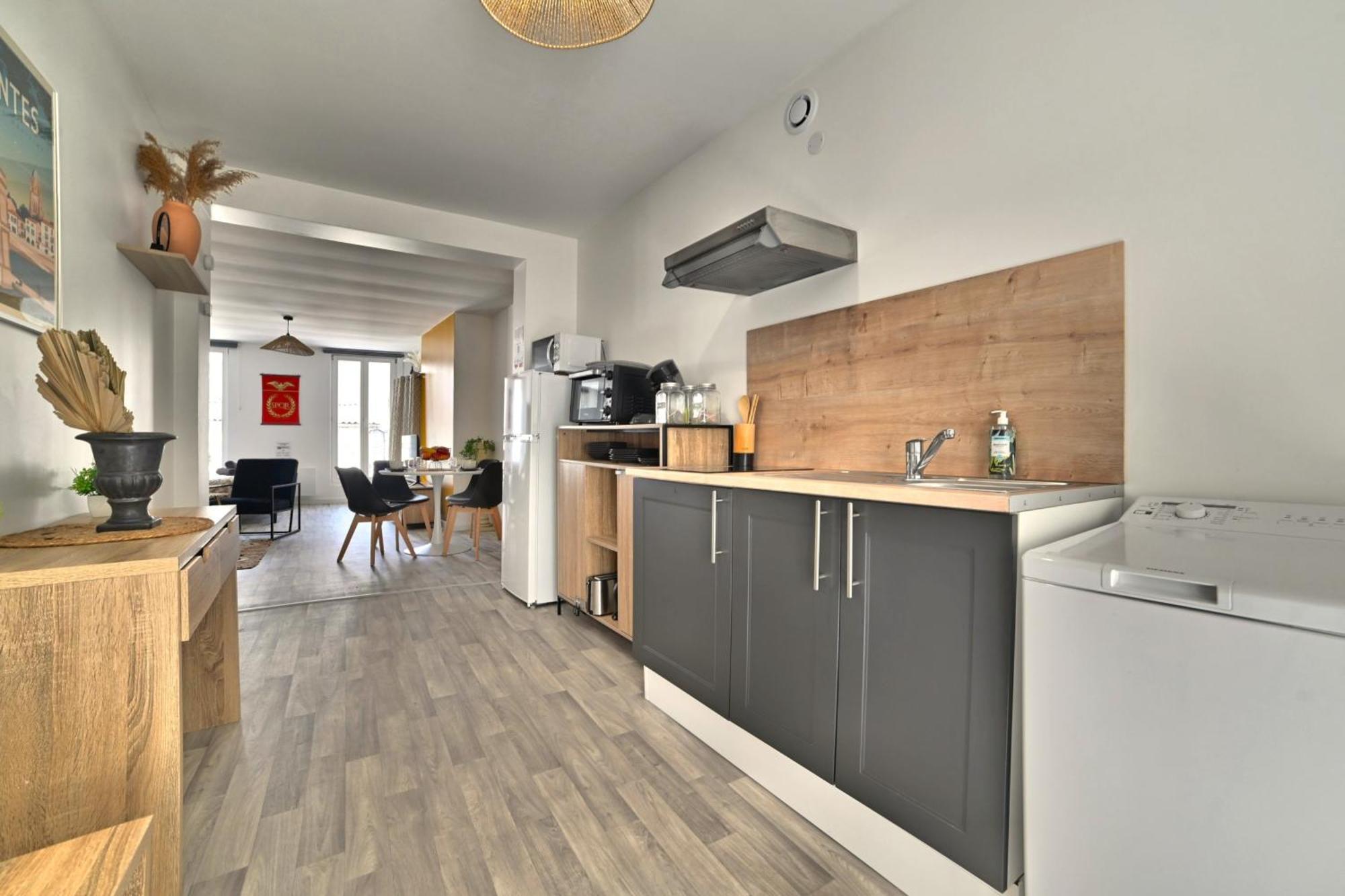 Ave Cesar - Confort Moderne & Charme Gallo-Romain - Coeur De Ville - Tv 4K - Fibre 桑特 外观 照片